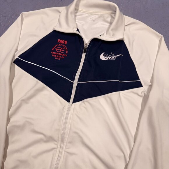 Nike Heritage Pac 8 Palo Alto Full Zip Up Track Jacket Sweatshirt Medium - Picture 2 of 7